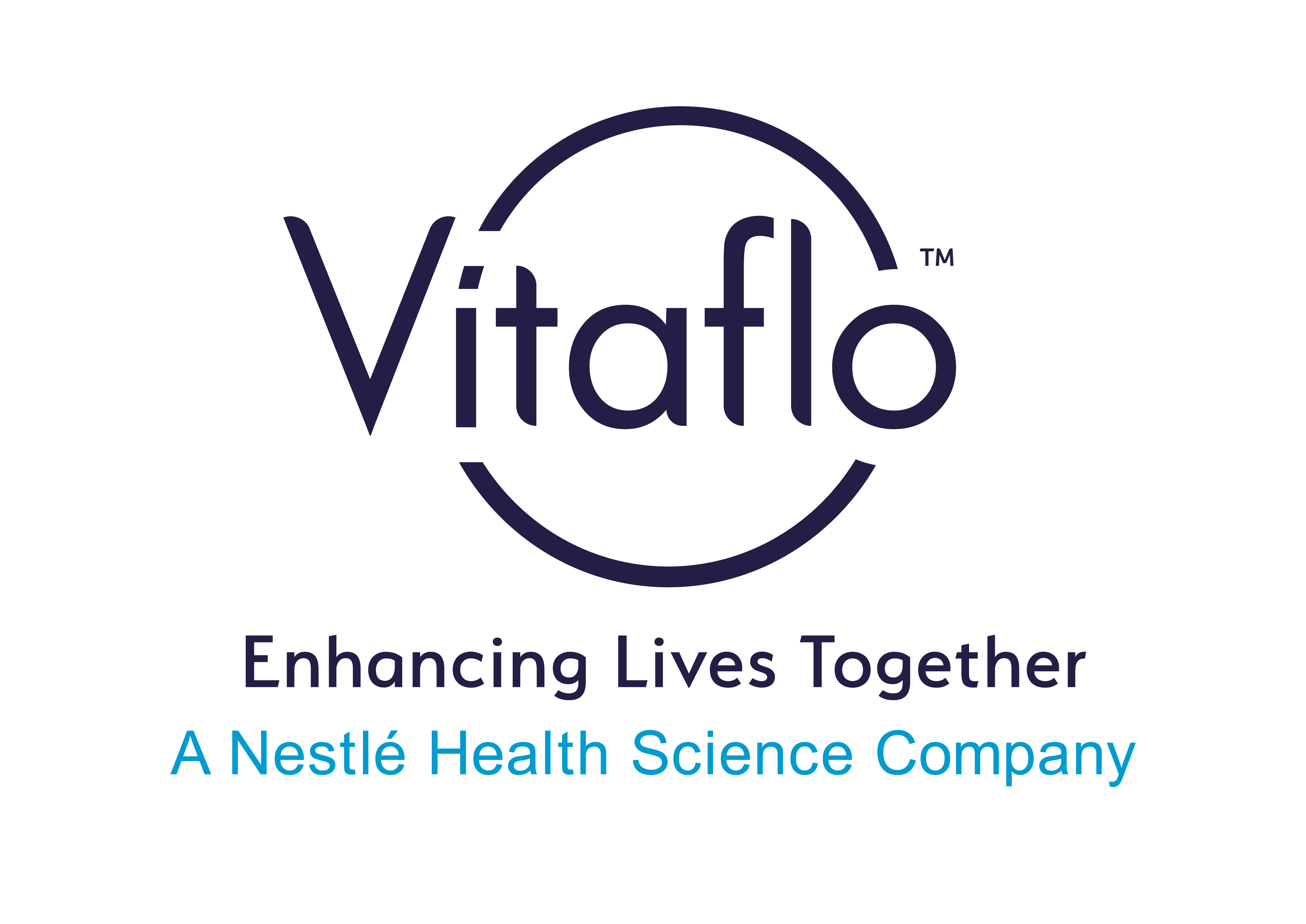Vitaflo Brandmark TM + Strapline NHSc Signoff Process Colours